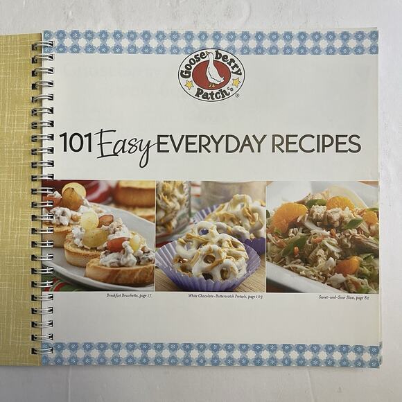 101 Easy Everyday Recipes And 101 Cozy Casseroles by Gooseberry Patch Set Of 2 - Picture 3 of 11